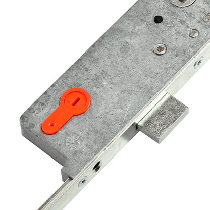 Economy Compact Latch Deadbolt 4 Rollers Key Wind Multipoint Door Lock