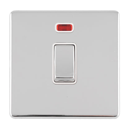 Concealed 3mm 20Amp Switch with Neon Indicator