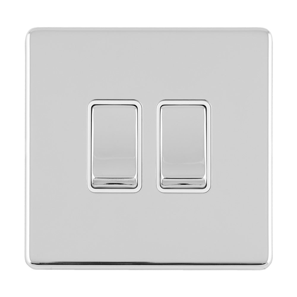 Concealed 3mm 2 Gang Switch