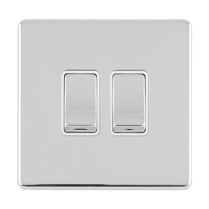 Concealed 3mm 2 Gang Switch