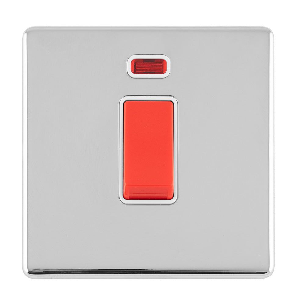 Concealed 3mm 45Amp Switch with Neon Indicator