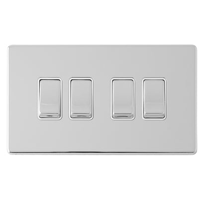 Concealed 3mm 4 Gang Switch