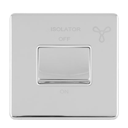 Concealed 3mm Fan Isolator Switch