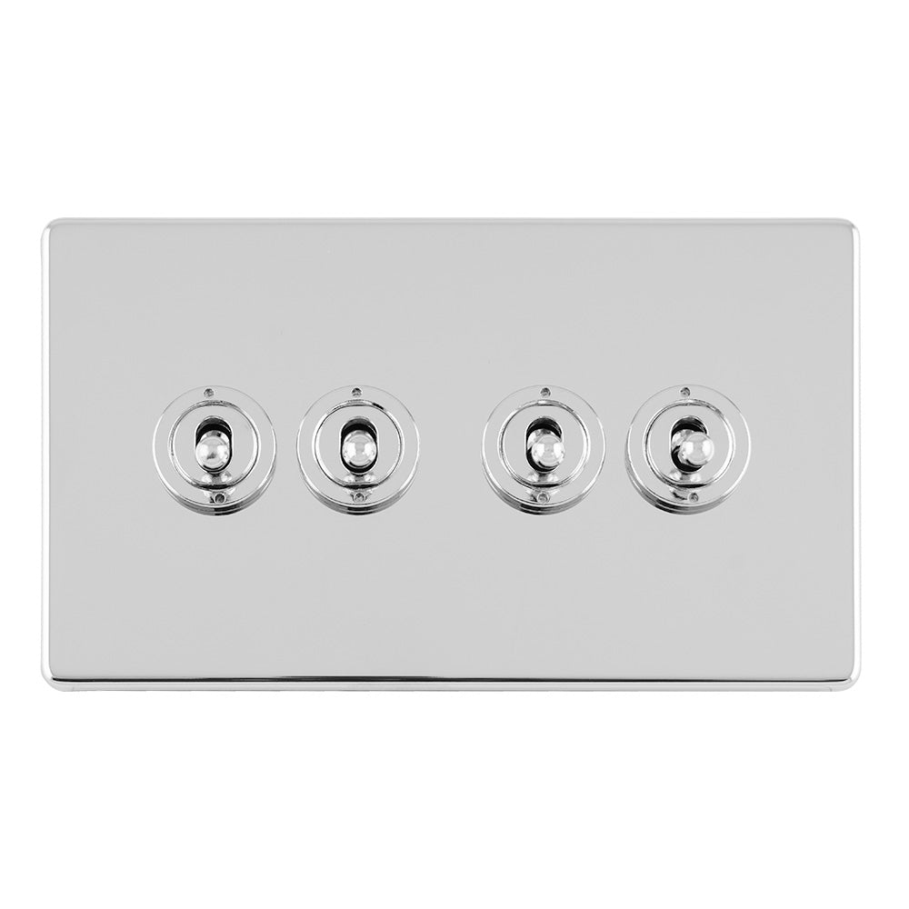 Concealed 3mm 1-4 Gang Toggle Switch