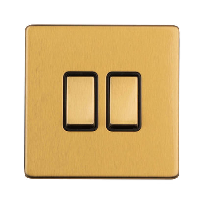 Concealed 3mm 2 Gang Switch