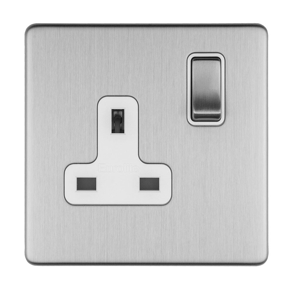 Concealed 3mm 1 Gang Socket