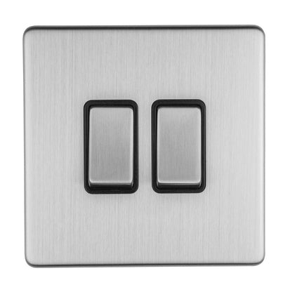 Concealed 3mm 2 Gang Switch