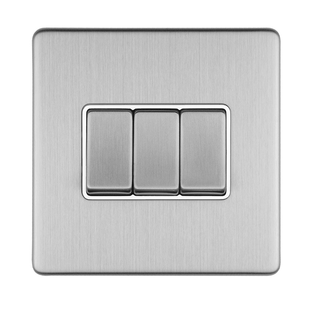 Concealed 3mm 3 Gang Switch