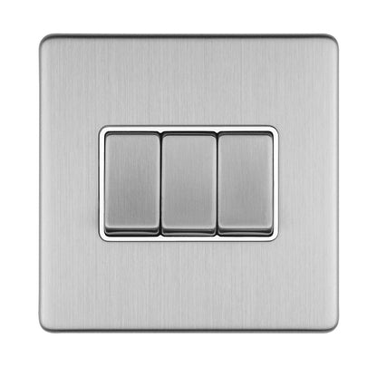 Concealed 3mm 3 Gang Switch