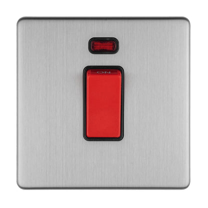 Concealed 3mm 45Amp Switch with Neon Indicator