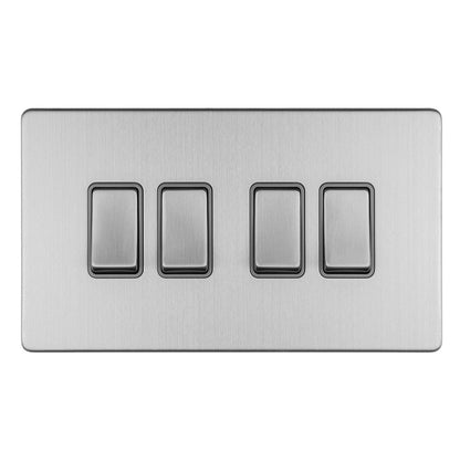Concealed 3mm 4 Gang Switch