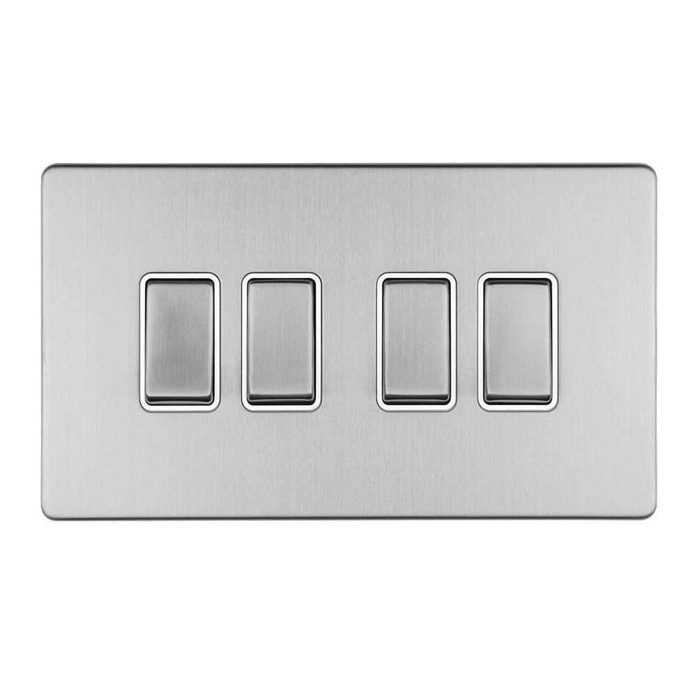 Concealed 3mm 4 Gang Switch