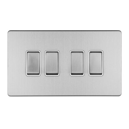 Concealed 3mm 4 Gang Switch