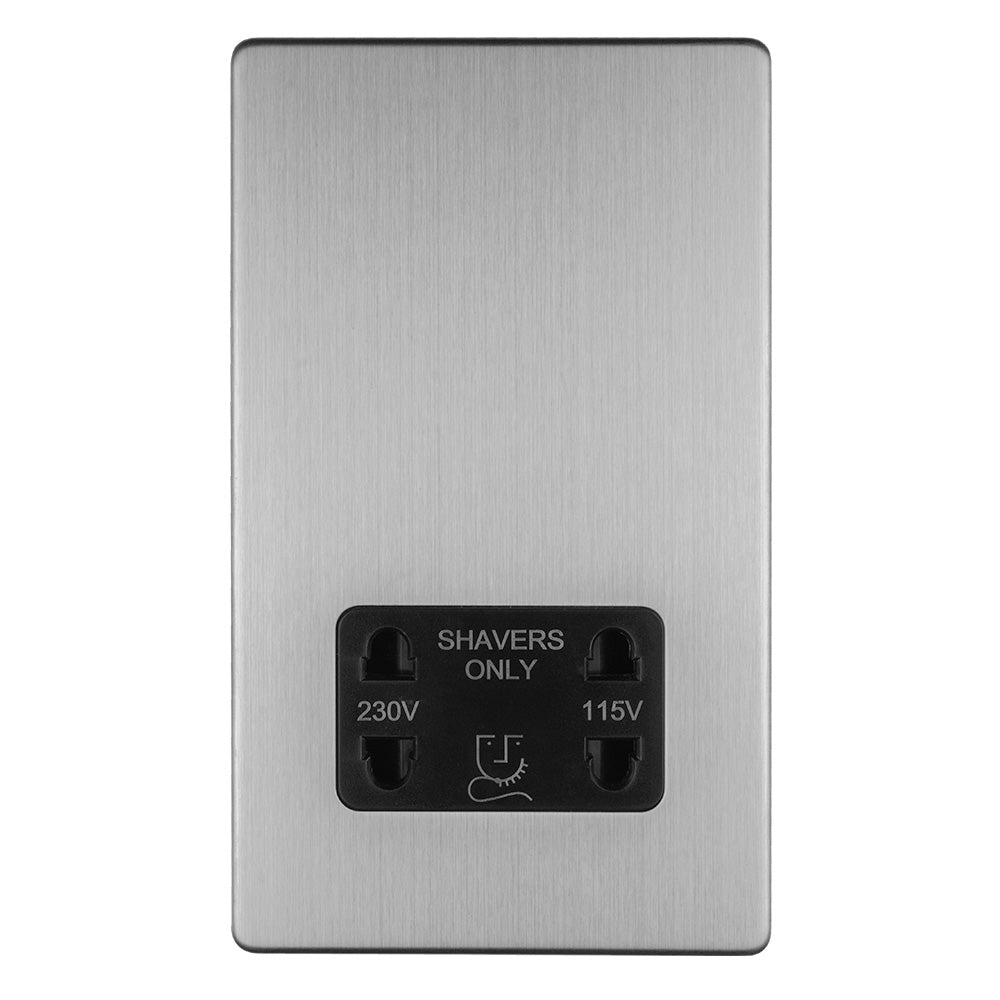 Concealed 3mm Shaver Socket