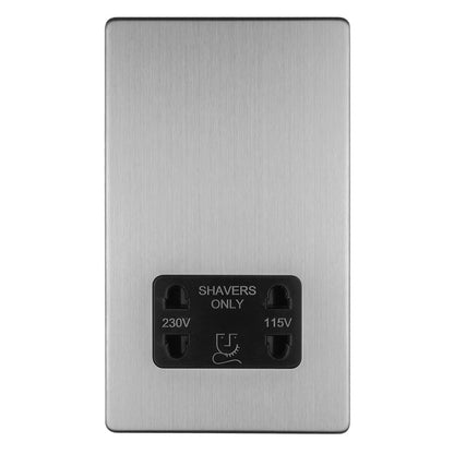Concealed 3mm Shaver Socket