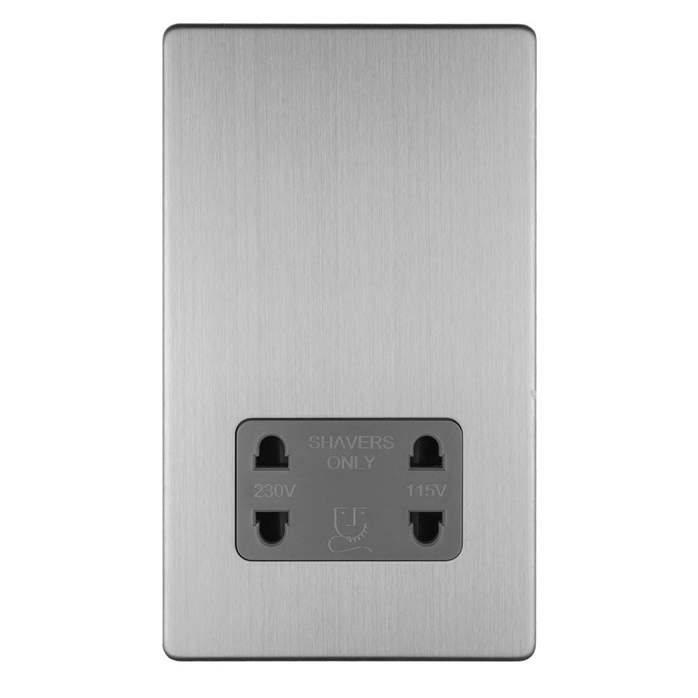 Concealed 3mm Shaver Socket