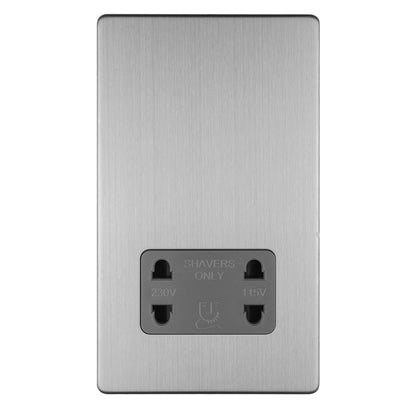 Concealed 3mm Shaver Socket