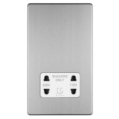 Concealed 3mm Shaver Socket