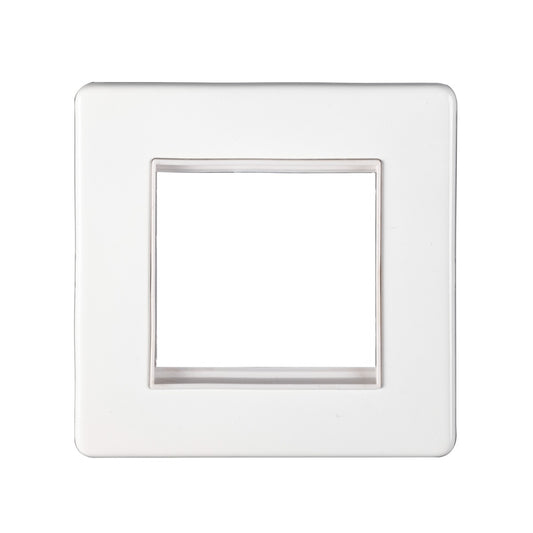 Concealed 3mm 2 Gang Module Frame