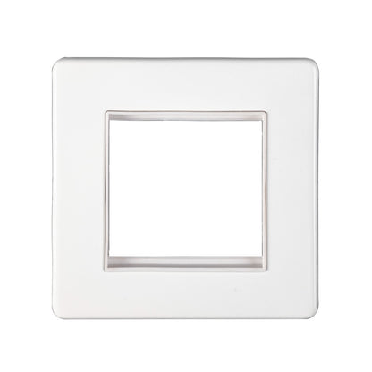 Concealed 3mm 2 Gang Module Frame