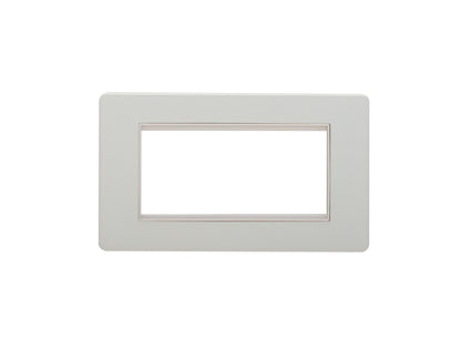Concealed 3mm 4 Gang Module Frame