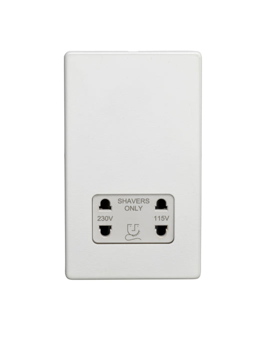 Concealed 3mm Shaver Socket