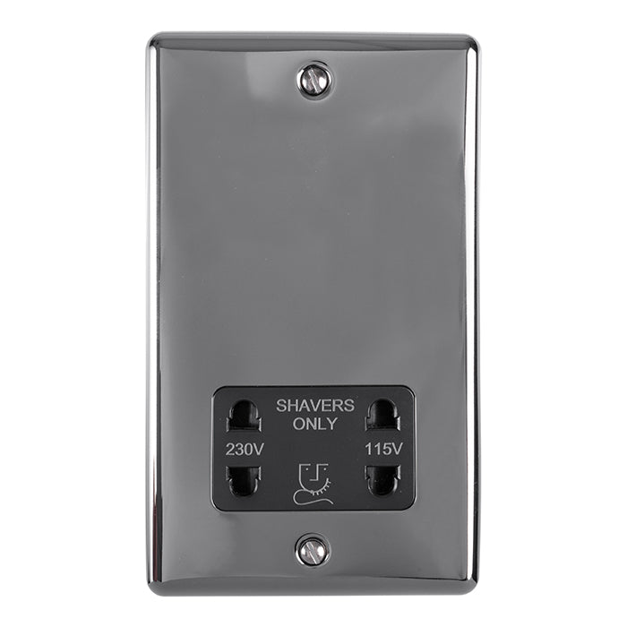 1 Gang shaver socket 230/115v