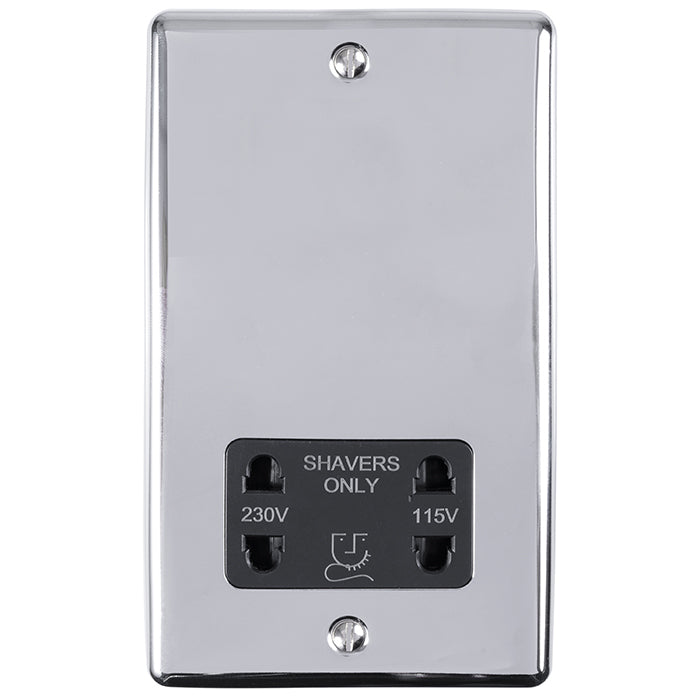 1 Gang shaver socket 230/115v