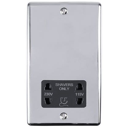 1 Gang shaver socket 230/115v