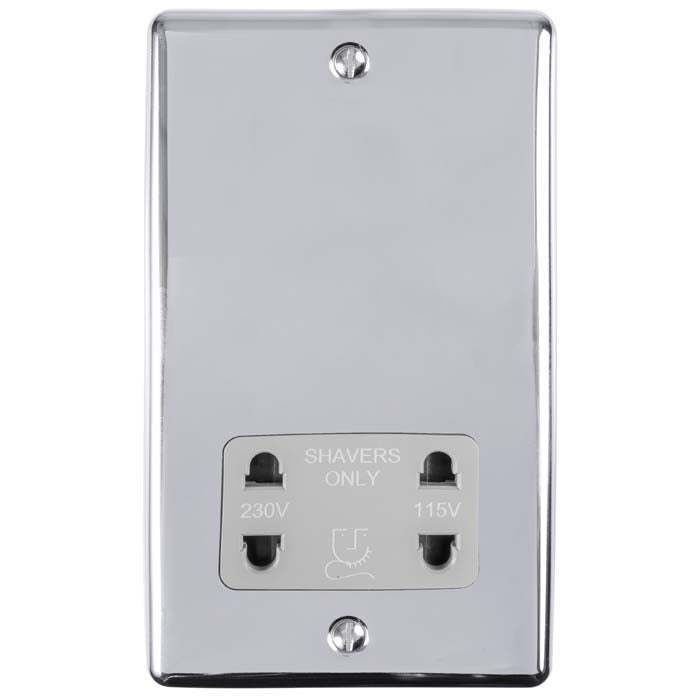 1 Gang shaver socket 230/115v