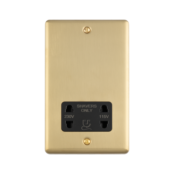 1 Gang shaver socket 230/115v