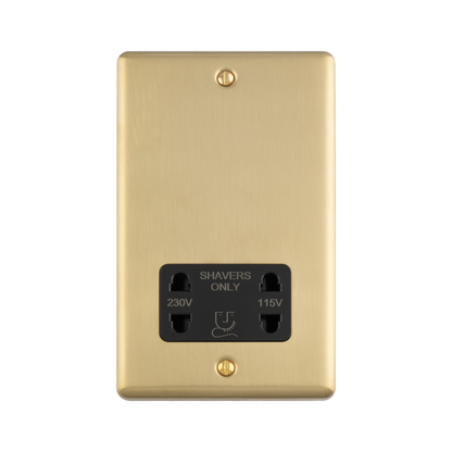 1 Gang shaver socket 230/115v