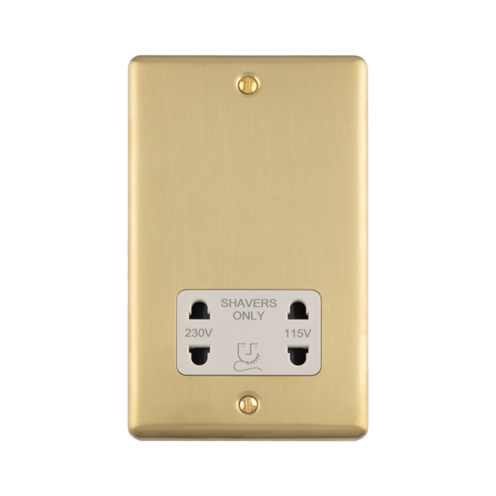 1 Gang shaver socket 230/115v