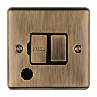 13 Amp DP switched fuse spur with flex outlet