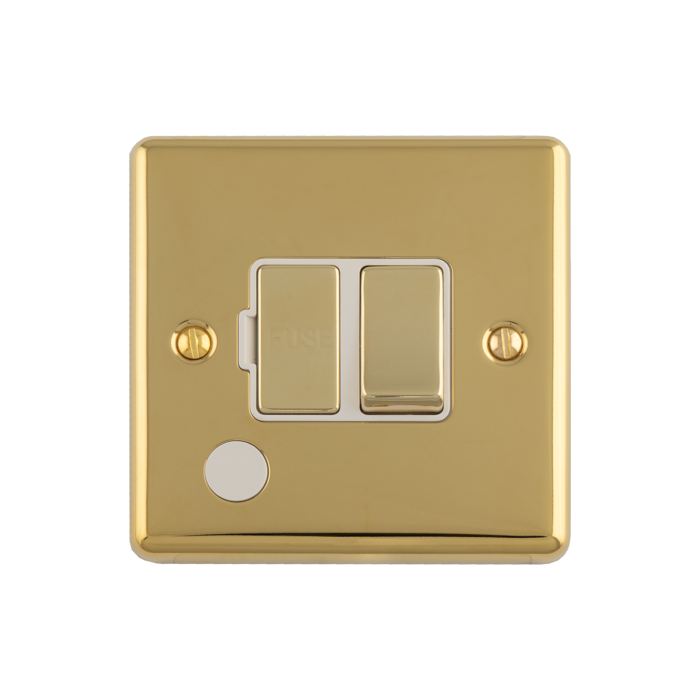 13 Amp DP switched fuse spur with flex outlet