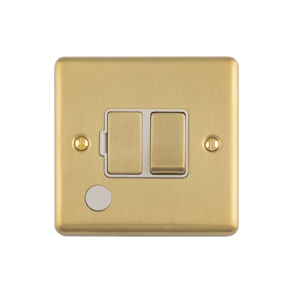 13 Amp DP switched fuse spur with flex outlet