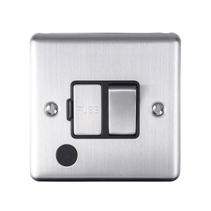 13 Amp DP switched fuse spur with flex outlet