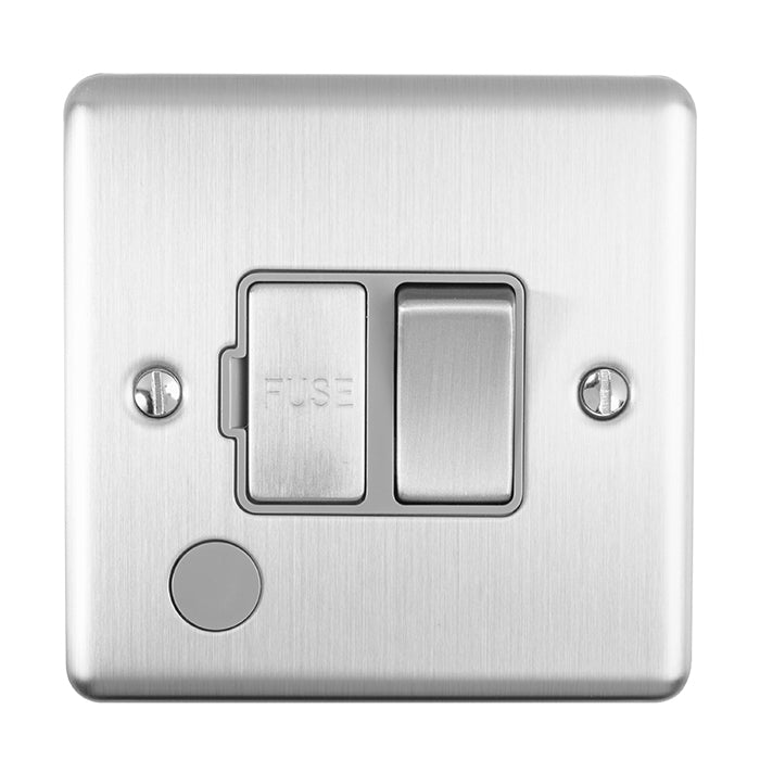 13 Amp DP switched fuse spur with flex outlet