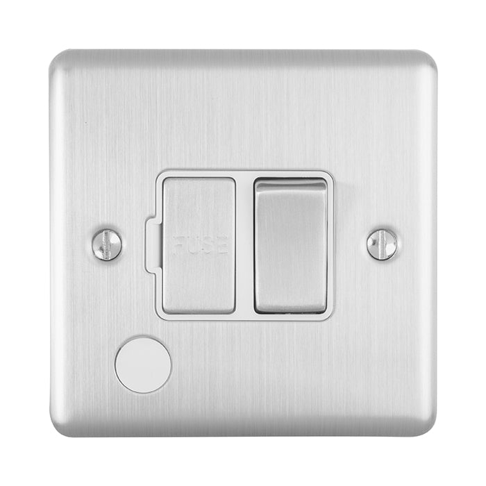 13 Amp DP switched fuse spur with flex outlet