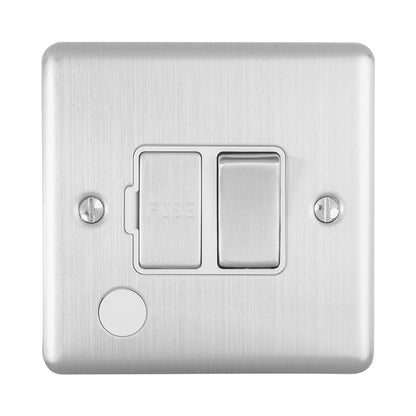 13 Amp DP switched fuse spur with flex outlet