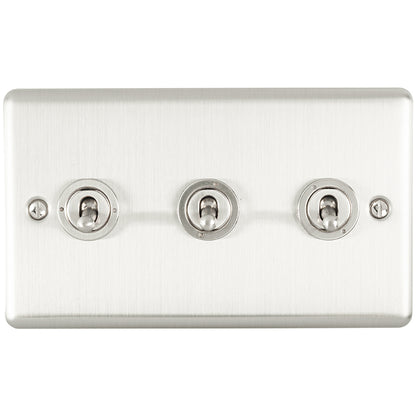 Enhance Decorative 3 gang Toggle Switch