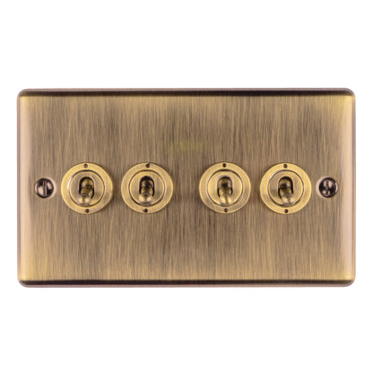 Enhance Decorative 1-4 Gang Toggle Switch