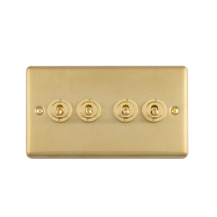 Enhance Decorative 4 Gang Toggle Switch