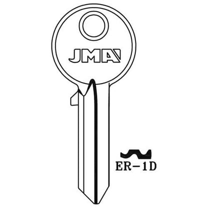 ER-1D Era 5 Pin Cylinder Key Blank