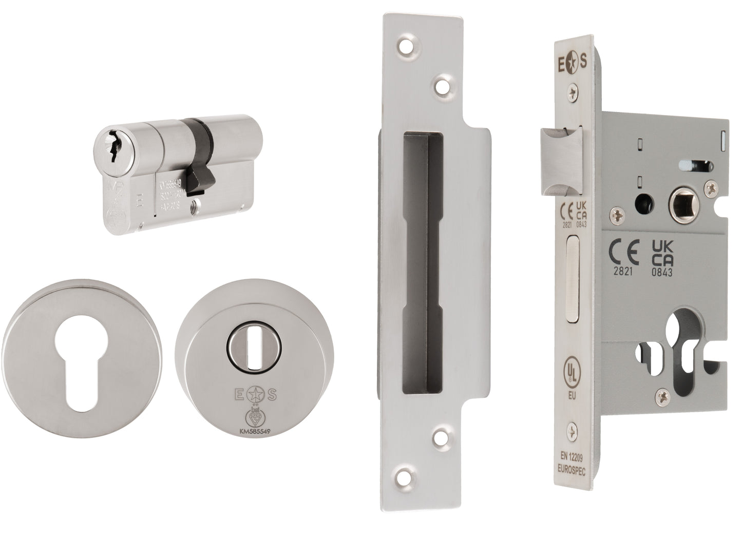 Easi T Euro Profile BS Double Cylinder Sashlock