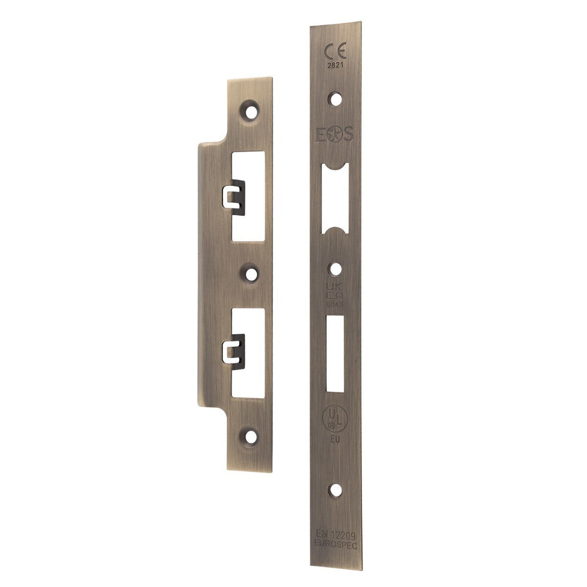Forend Strike & Fixing Pack To Suit Din Euro Sash/Bathroom Lock