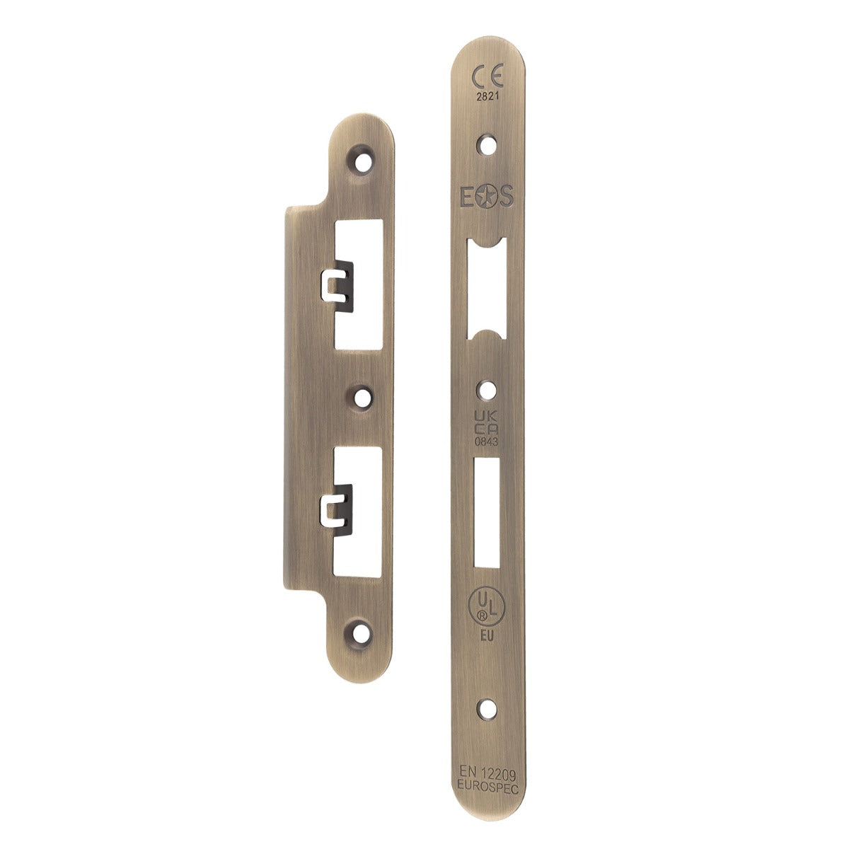 Forend Strike & Fixing Pack To Suit Din Euro Sash/Bathroom Lock