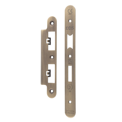 Forend Strike & Fixing Pack To Suit Din Euro Sash/Bathroom Lock