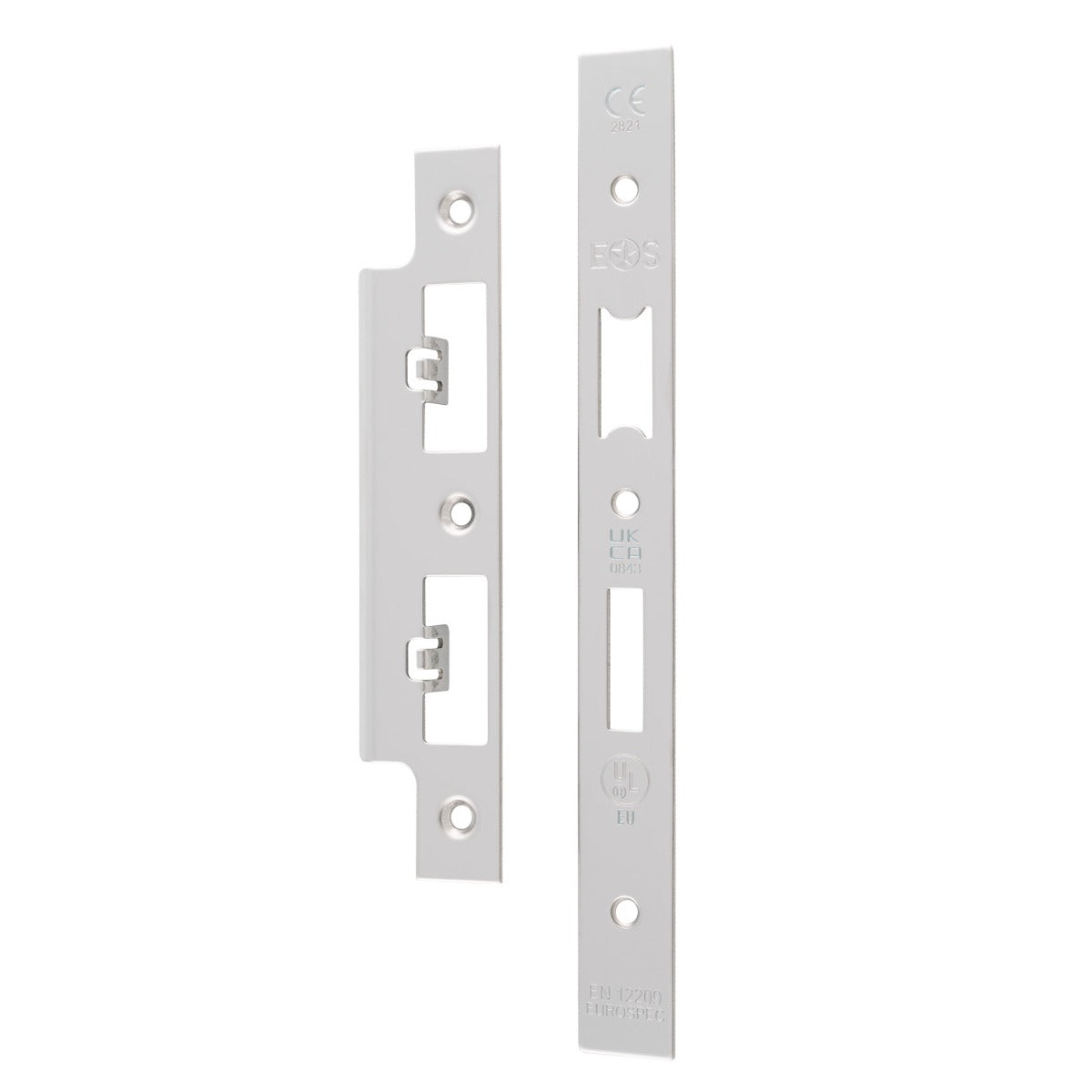 Forend Strike & Fixing Pack To Suit Din Euro Sash/Bathroom Lock