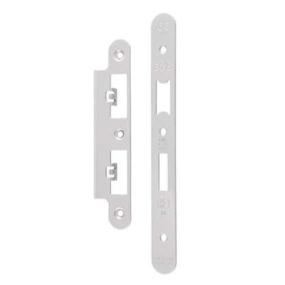 Forend Strike & Fixing Pack To Suit Din Euro Sash/Bathroom Lock